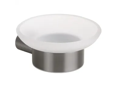 Mydelniczka Grino szklana, grafitowy mat - 173108040