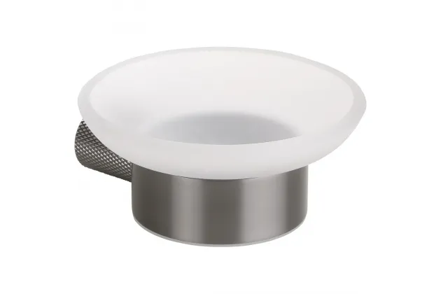 Mydelniczka Grino szklana, grafitowy mat - 173108040