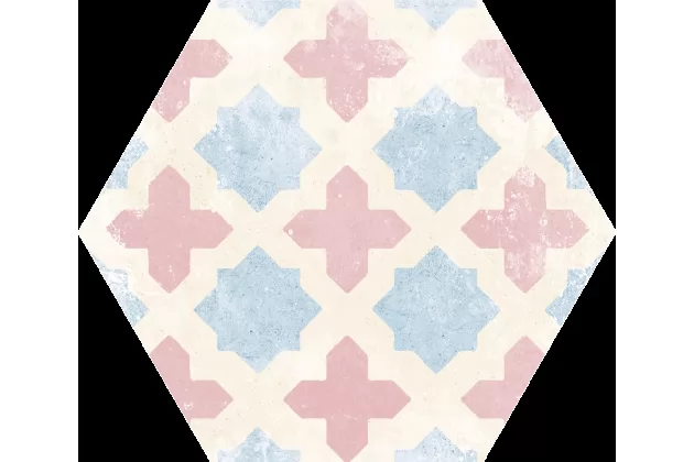 Heritage Mix Hex25 22x25 - Płytki heksagonalne wzorzysta