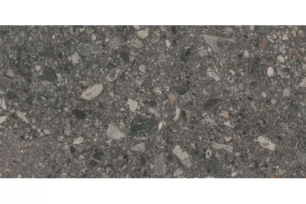 Mystone Ceppo di Gre Anthracite Rett. 60x120 MFWS - Antracytowa płytka gresowa imitująca lastryko