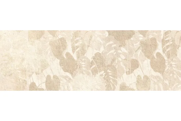 Madison Leaves Beige Rekt. 30x90 - płytka ścienna