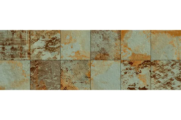 Titan Decorado Verde Rekt. 30x90 - płytka ścienna