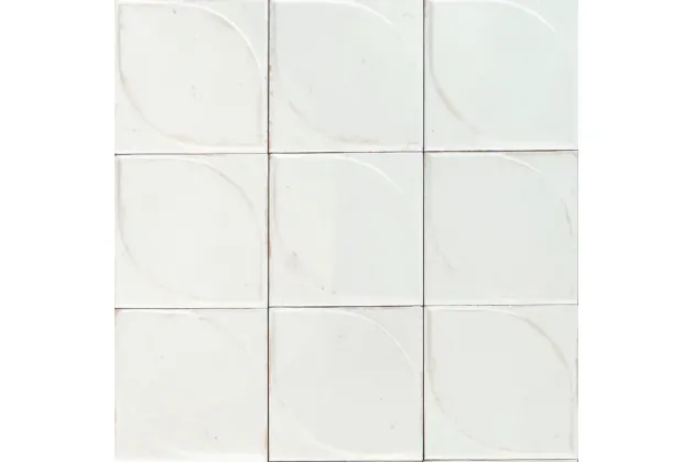 Lume White 3d Dew Lux 10x10, MQ87 - płytka gresowa ścienna