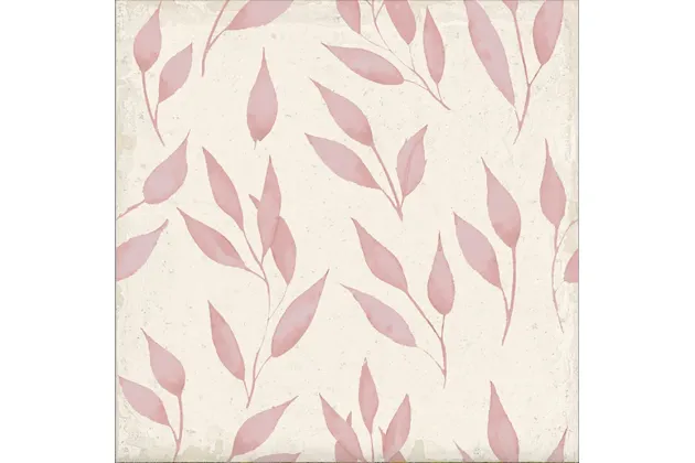 Foglie Rosa 25x25 -  płytka gresowa