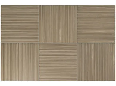 Hikari Clay Decor 10x10 - Brązowa płytka ścienna