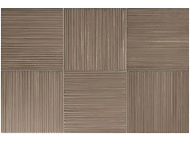 Hikari Brown Decor 10x10 - Brązowa płytka ścienna