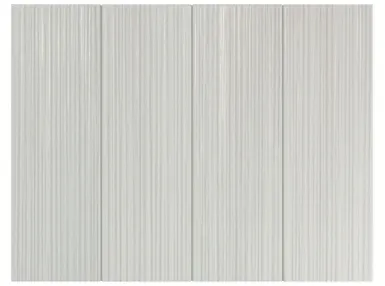 Hikari Alomnd Decor 6x18,6 - Biała płytka ścienna
