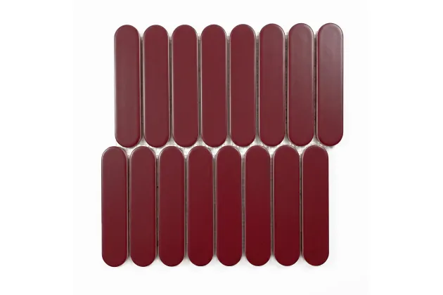 Pills Burgundy Matt 29,4x29,2 - mozaika gresowa