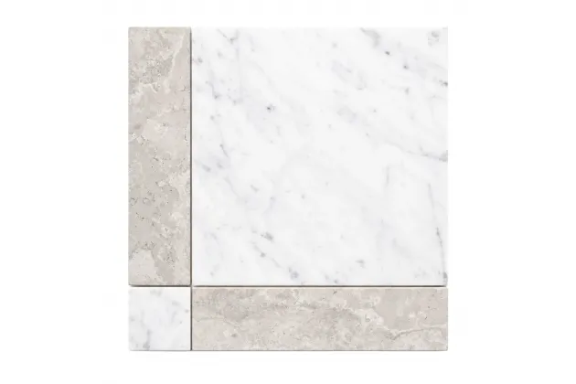 Hamptons Carrara Mix Matt 37,7x37,7 - Mozaika kamienna
