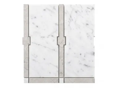 Houlle Carrara Mix Matt 35,2x35,2 - Mozaika kamienna