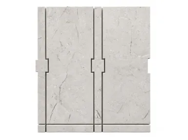 Houlle Beige Mono Matt 35,2x35,2 - Mozaika kamienna