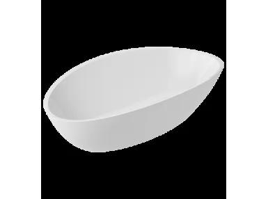 BARCELONA M+ umywalka nablatowa 60x36 cm biały połysk