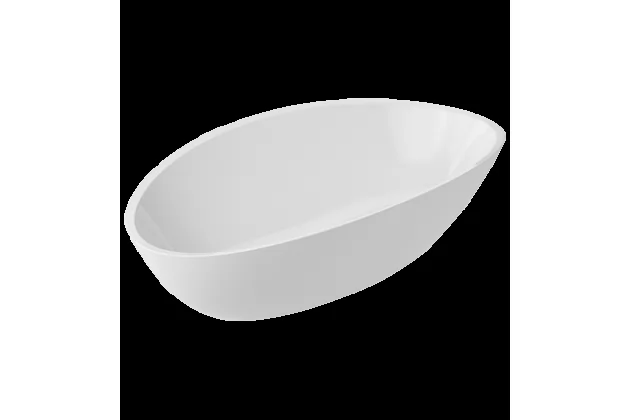 BARCELONA M+ umywalka nablatowa 60x36 cm biały połysk