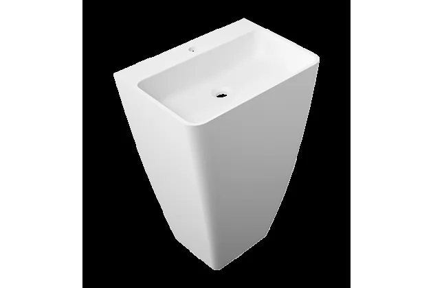 PARMA M+ umywalka wolnostojąca 55x43 cm biały połysk
