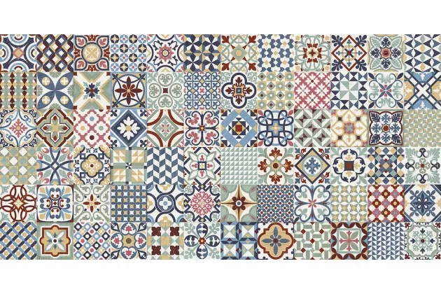 Deco Heritage Mix 32x62.5 - płytka ścienna typu patchwork