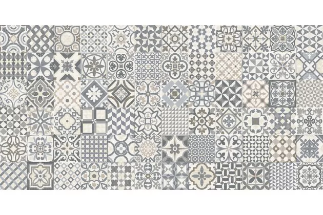 Deco Heritage Grey 33.2x62.5 - płytka ścienna typu patchwork