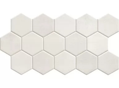 Hex White 26,5x51. Białe płytki gresowe.