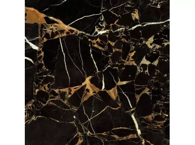 Saint Laurent Black 60,7x60,7 - płytka gresowe imitująca czarny marmur