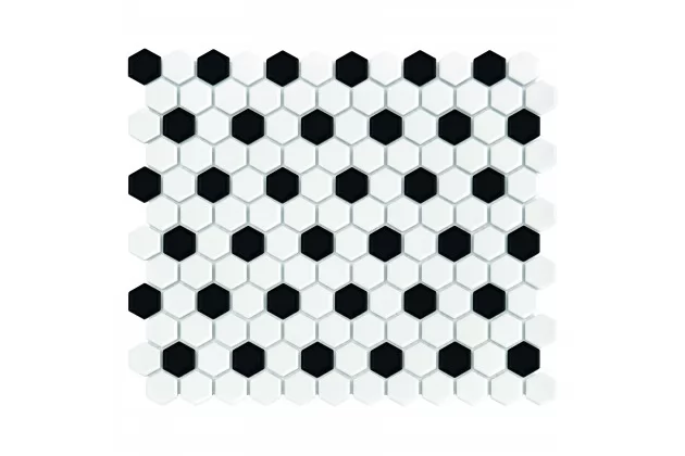 Mini Hexagon B&W Mix 26x30