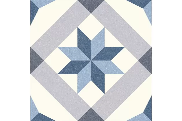 Riviera Menton Blue 25x25