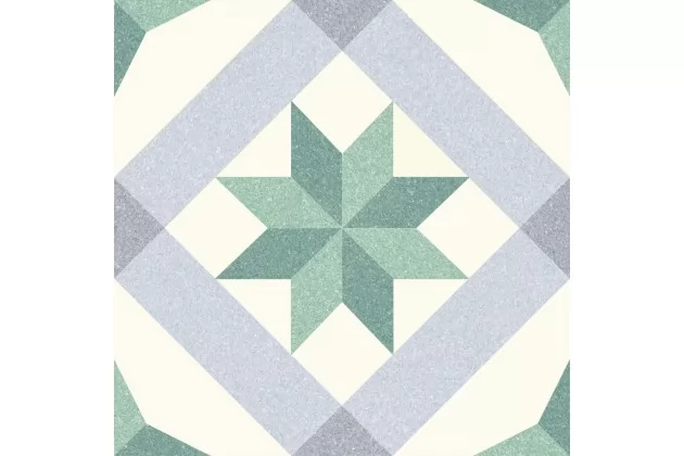 Riviera Menton Green 25x25