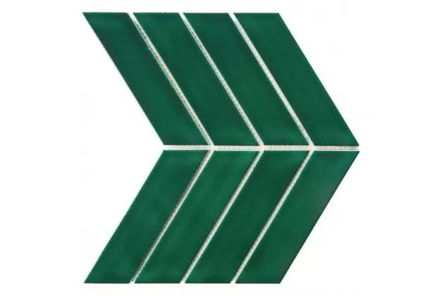 Royal Chevron Vert 31,8x22,4 Zielona mozaika