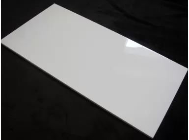 Virgin White Brillo Rett. 30x60 - Biała błyszcząca płytka ścienna
