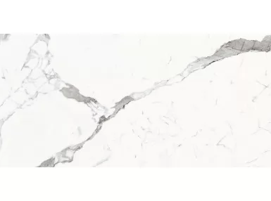 Statuario Rock Poler Rekt Rett. 60x120. Płytki imitujace biały marmur.